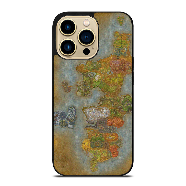 WORLD OF WARCRAFT GAMES MAP iPhone 14 Pro Max Case Cover