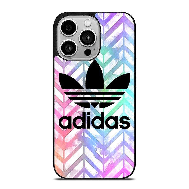 ADIDAS COLORFUL ZIG ZAG LOGO iPhone 14 Pro Case Cover ADIDAS COLORFUL ZIG ZAG LOGO iPhone 14 Pro Case Cover