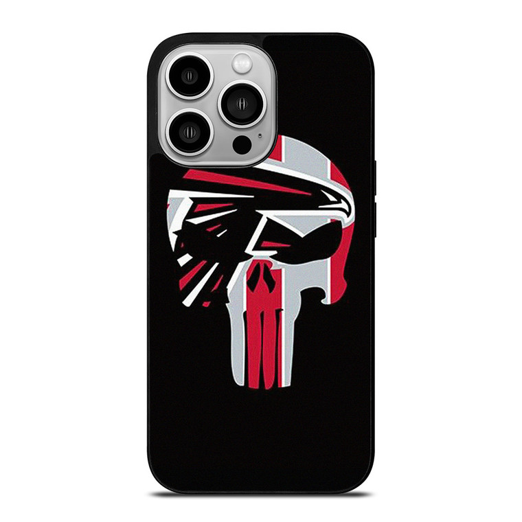 ATLANTA FALCONS FOOTBALL TEAM SKULL iPhone 14 Pro Case Cover