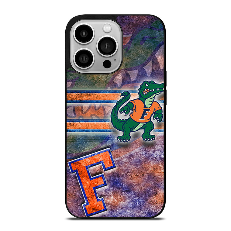 FLORIDA GATORS FOOTBALL GRUNGE LOGO iPhone 14 Pro Case Cover
