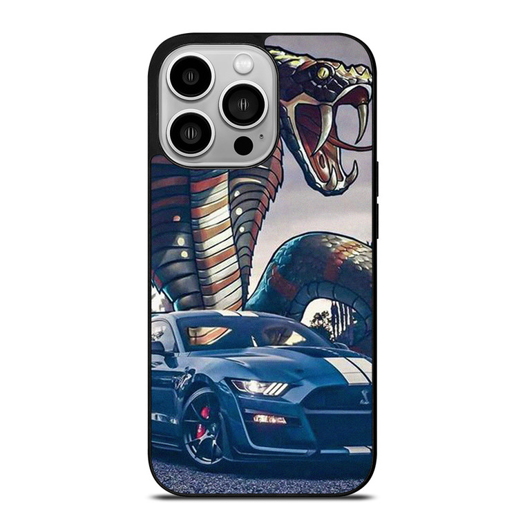 FORD MUSTANG SHELBY ILLUSTRATION iPhone 14 Pro Case Cover