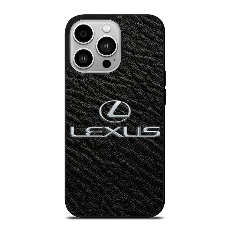 LEXUS LEATHER LOGO EMBLEM iPhone 14 Pro Case Cover