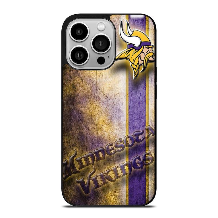 MINNESOTA VIKINGS GRUNGE LOGO iPhone 14 Pro Case Cover MINNESOTA VIKINGS GRUNGE LOGO iPhone 14 Pro Case Cover
