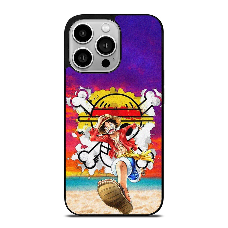 MONKEY D LUFFY ONE PIECE BEACH iPhone 14 Pro Case Cover