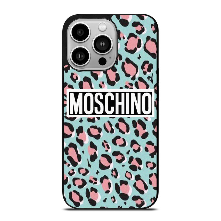 MOSCHINO LEOPARD SKIN iPhone 14 Pro Case Cover MOSCHINO LEOPARD SKIN iPhone 14 Pro Case Cover