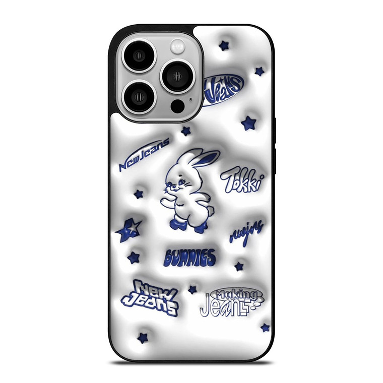 NEW JEANS BUNNIES 3D STYLE iPhone 14 Pro Case Cover