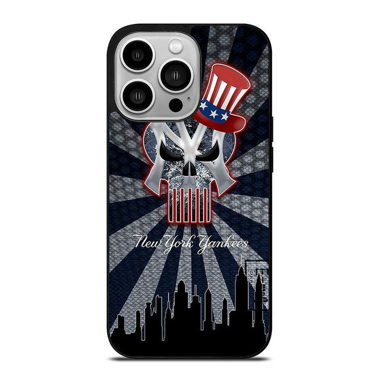 NEW YORK YANKEES BASEBALL SKULL SYMBOL iPhone 14 Pro Case Cover NEW YORK YANKEES BASEBALL SKULL SYMBOL iPhone 14 Pro Case Cover