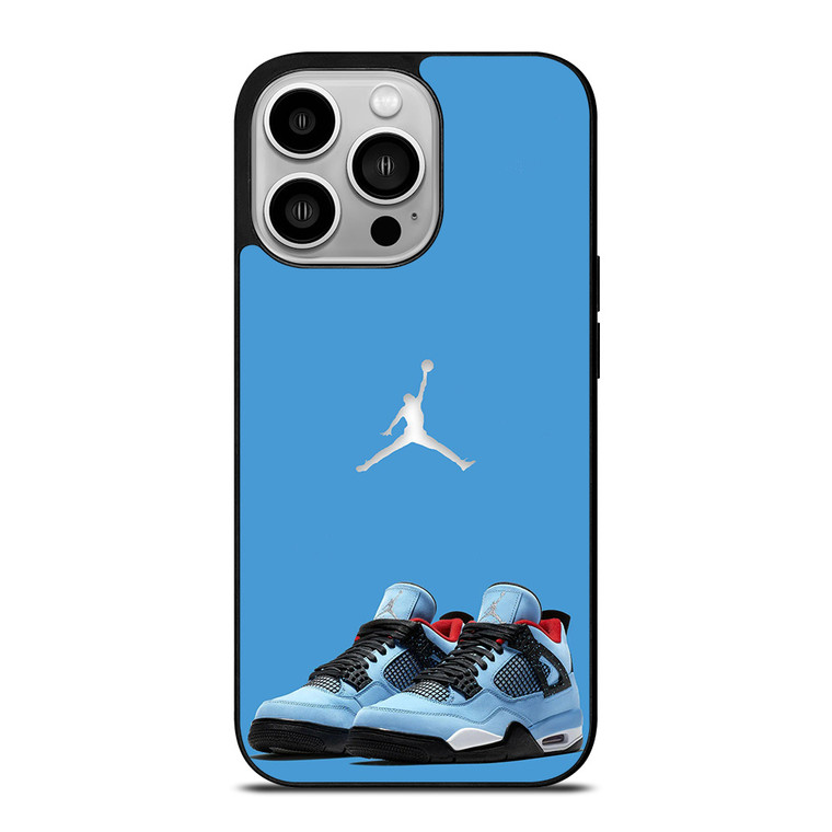 NIKE AIR JORDAN TRAVIS SCOTT BLUE iPhone 14 Pro Case Cover NIKE AIR JORDAN TRAVIS SCOTT BLUE iPhone 14 Pro Case Cover