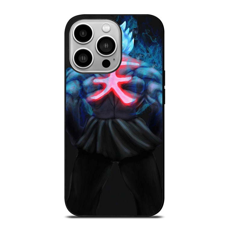 ONI AKUMA STREET FIGHTER SYMBOL iPhone 14 Pro Case Cover