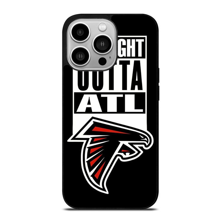 STRAIGHT OUTTA ATLANTA FALCONS FOOTBALL iPhone 14 Pro Case Cover