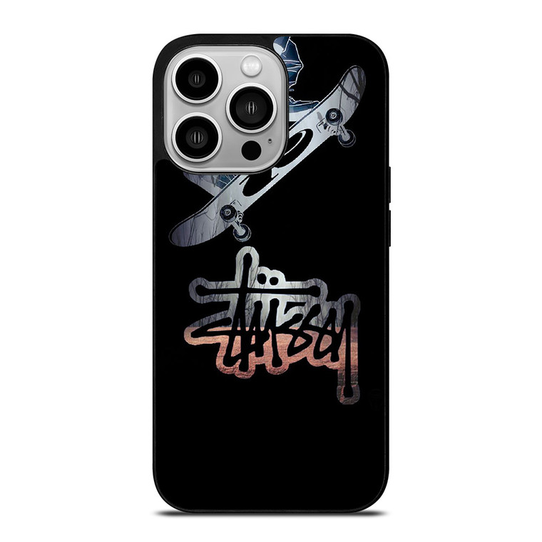 STUSSY SKATEBOARD LOGO iPhone 14 Pro Case Cover STUSSY SKATEBOARD LOGO iPhone 14 Pro Case Cover
