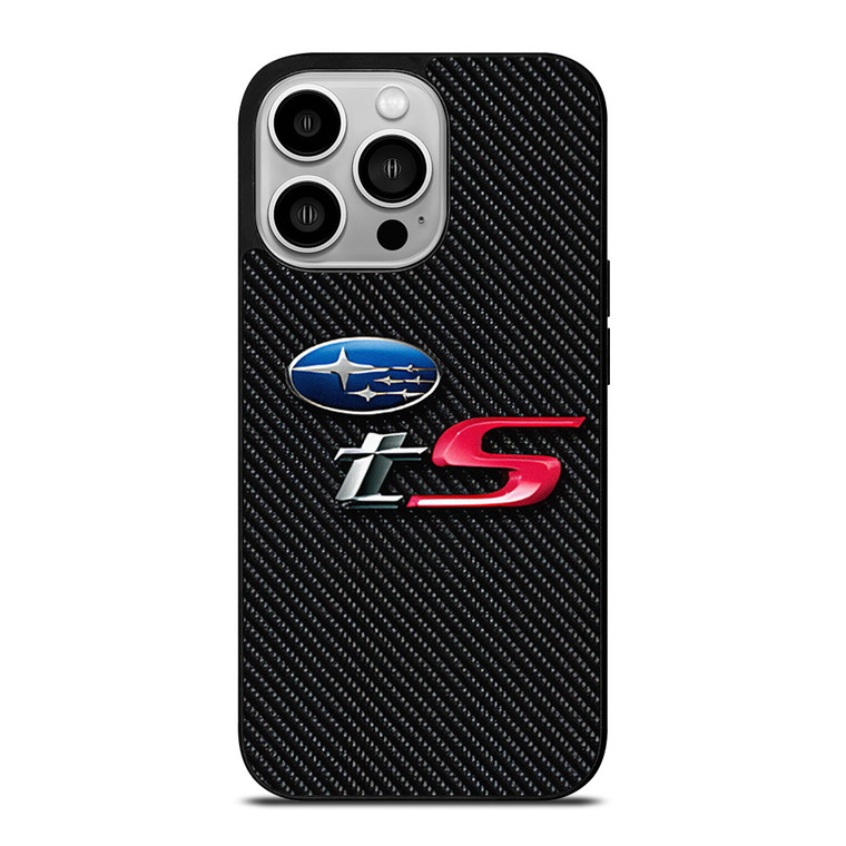 SUBARU WRX TS CARBON EMBLEM iPhone 14 Pro Case Cover