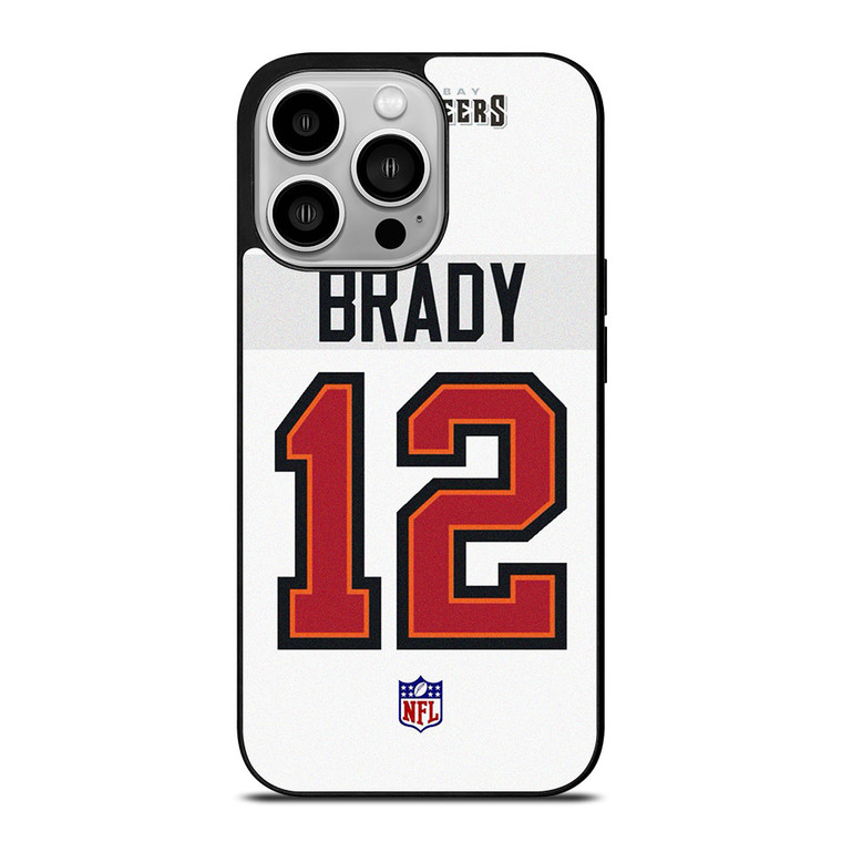 TOM BRADY TAMPA BAY BUCCANEERS WHITE KIT iPhone 14 Pro Case Cover