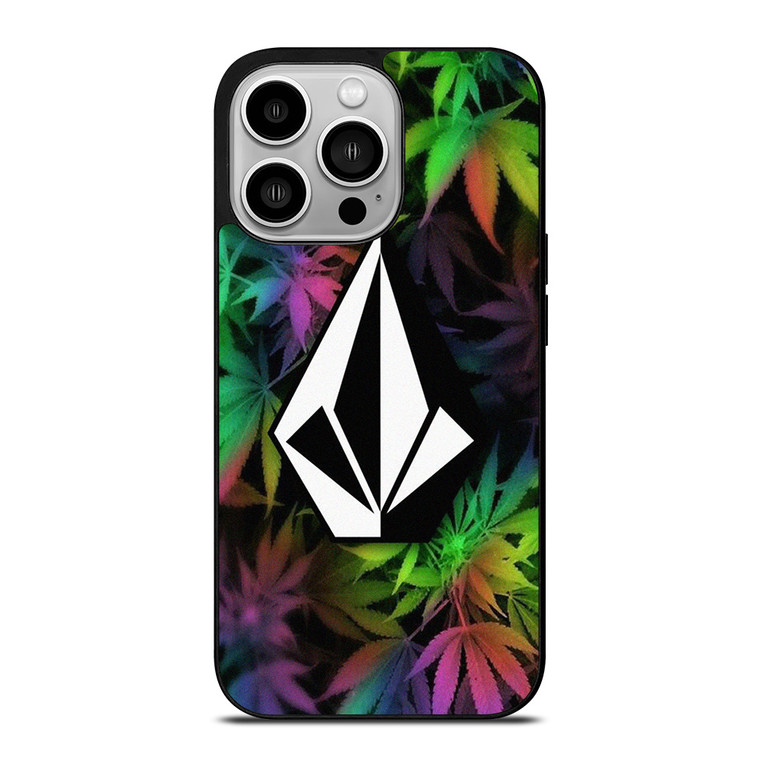 VOLCOM MARIJUANA LEAF iPhone 14 Pro Case Cover VOLCOM MARIJUANA LEAF iPhone 14 Pro Case Cover