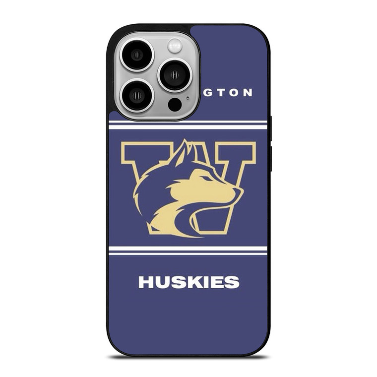 WASHINGTON HUSKIES FOOTBALL LOGO iPhone 14 Pro Case Cover