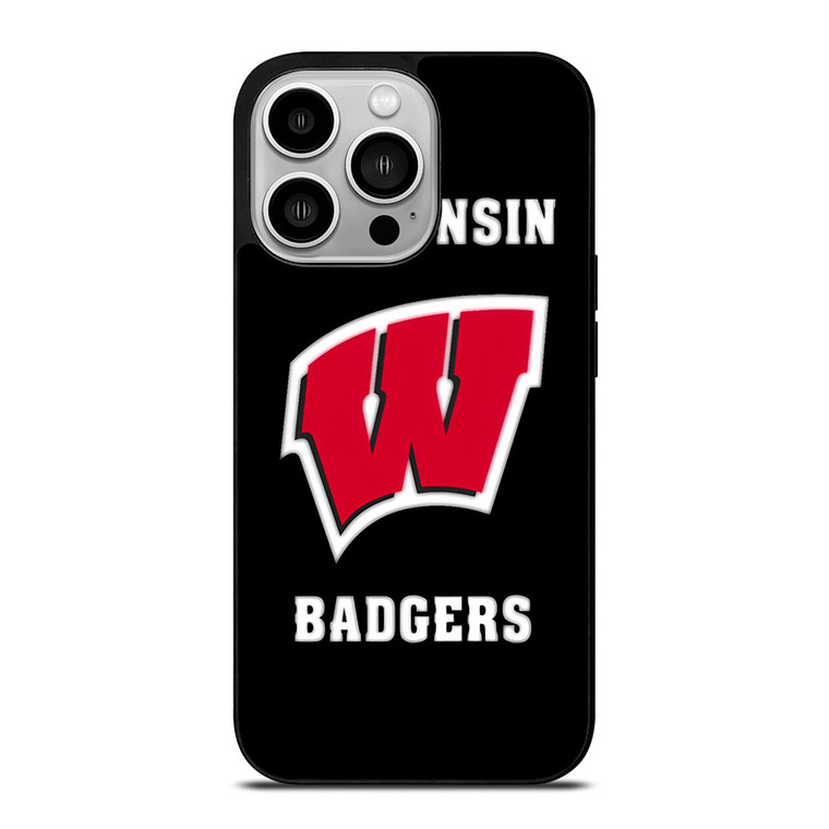 WISCONSIN BADGERS LOGO iPhone 14 Pro Case Cover