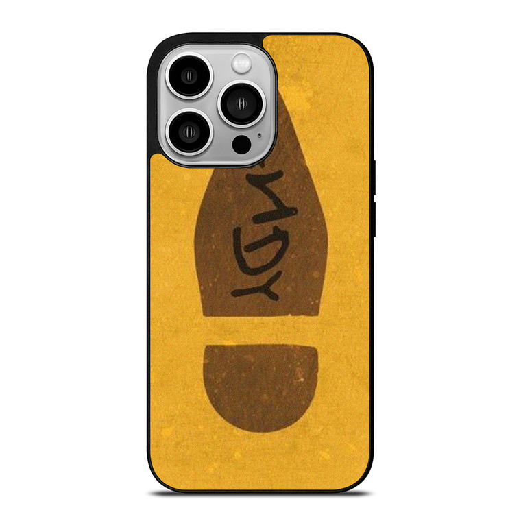 WOODY FOOTPRINTS ANDY TOY STORY iPhone 14 Pro Case Cover