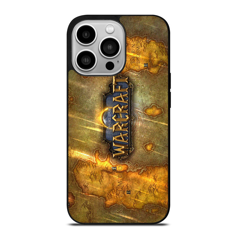 WORLD OF WARCRAFT GAMES MAP 2 iPhone 14 Pro Case Cover
