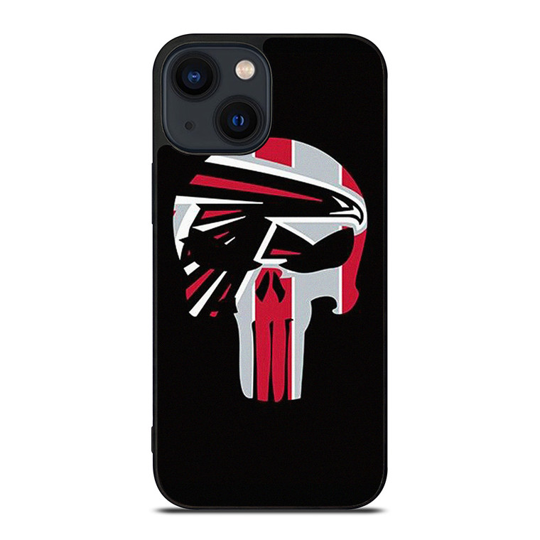 ATLANTA FALCONS FOOTBALL TEAM SKULL iPhone 14 Plus Case Cover