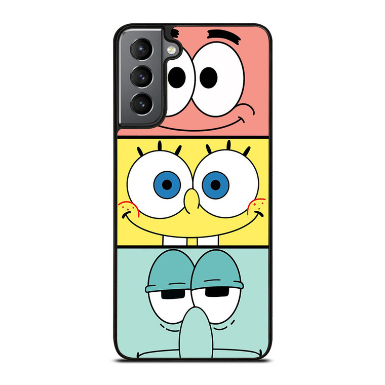 SPONGEBOB PATRICK SQUIDWARD CARTOON  Samsung Galaxy S21 Plus Case Cover SPONGEBOB PATRICK SQUIDWARD CARTOON  Samsung Galaxy S21 Plus Case Cover