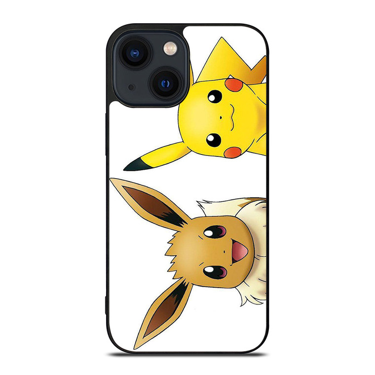EEVEE PIKACHU POKEMON ANIME iPhone 14 Plus Case Cover EEVEE PIKACHU POKEMON ANIME iPhone 14 Plus Case Cover