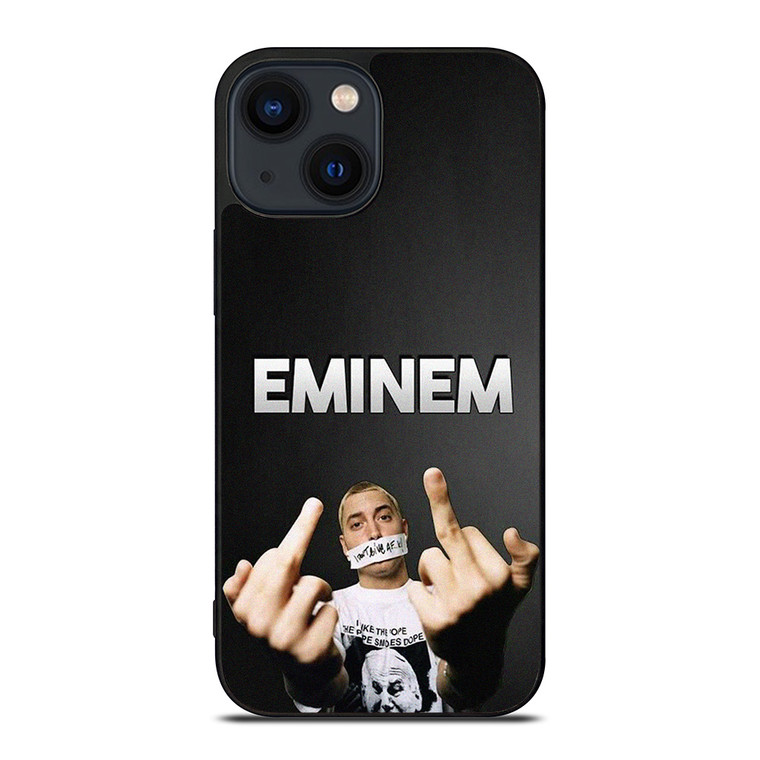EMINEM RAPPER RAPPER MIDDLE FINGER iPhone 14 Plus Case Cover