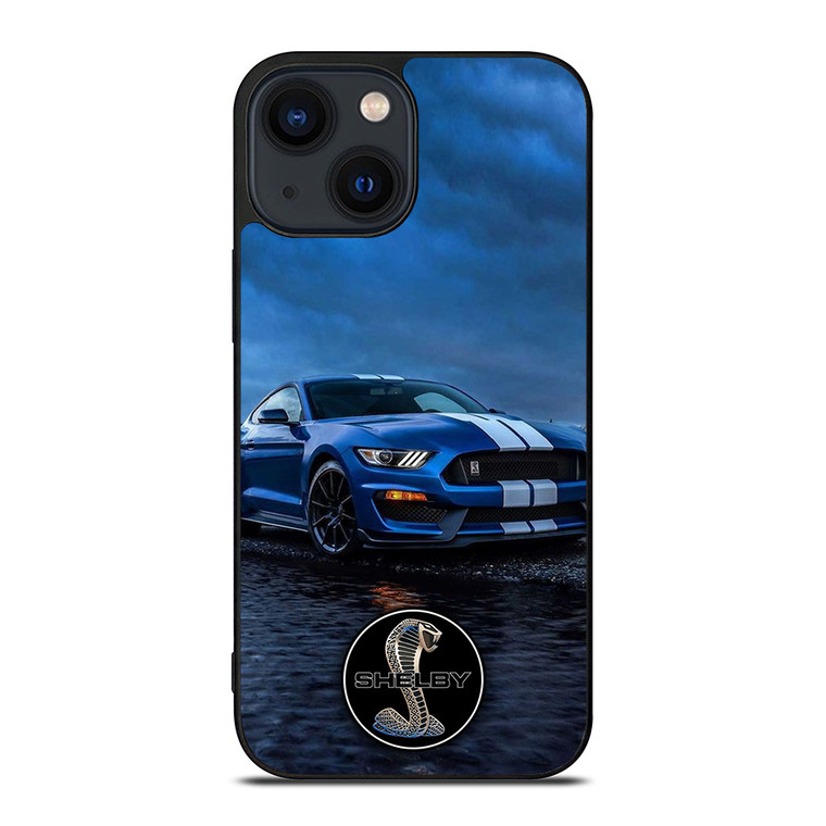 FORD MUSTANG SHELBY BLUE iPhone 14 Plus Case Cover