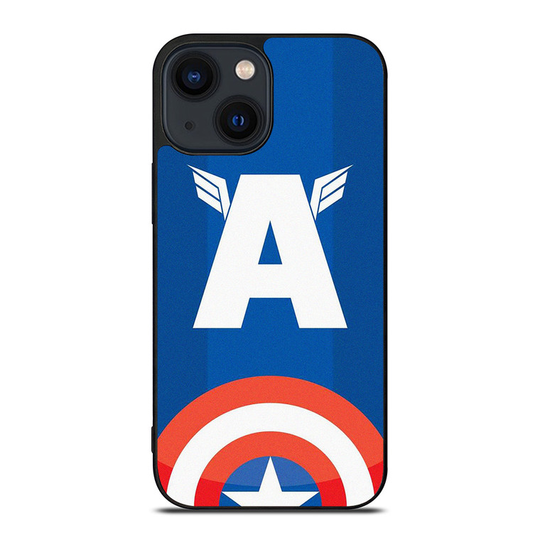 MARVEL CAPTAIN AMERICA SYMBOL iPhone 14 Plus Case Cover