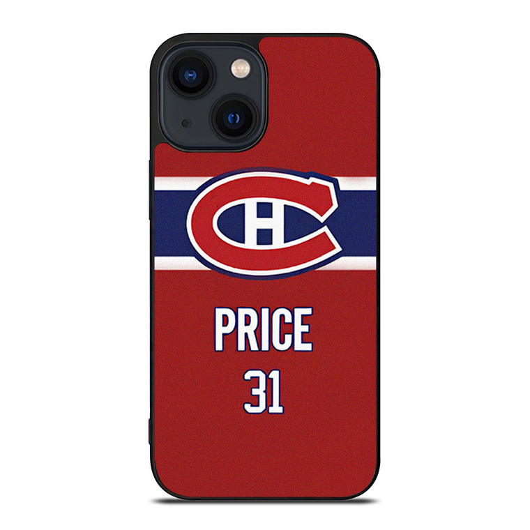 MONETREAL CANADIENS CAREY PRICE NHL KIT iPhone 14 Plus Case Cover