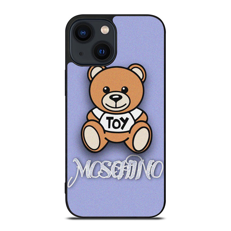 MOSCHINO TOY LOGO PURPLE iPhone 14 Plus Case Cover MOSCHINO TOY LOGO PURPLE iPhone 14 Plus Case Cover