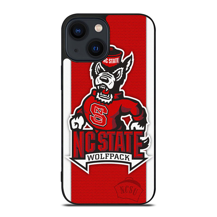 NC STATE WOLFPACK FOOTBALL CARBON LOGO iPhone 14 Plus Case Cover NC STATE WOLFPACK FOOTBALL CARBON LOGO iPhone 14 Plus Case Cover