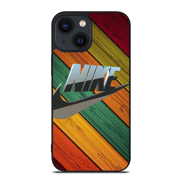 NIKE 3D WOOD LOGO iPhone 14 Plus Case Cover NIKE 3D WOOD LOGO iPhone 14 Plus Case Cover