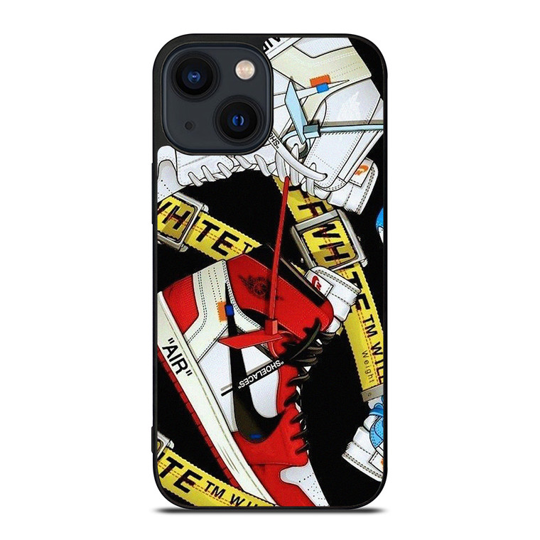 NIKE AIR JORDAN OFF WHITE COLLECTION iPhone 14 Plus Case Cover