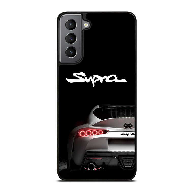 TOYOTA SUPRA CARS WHITE  Samsung Galaxy S21 Plus Case Cover