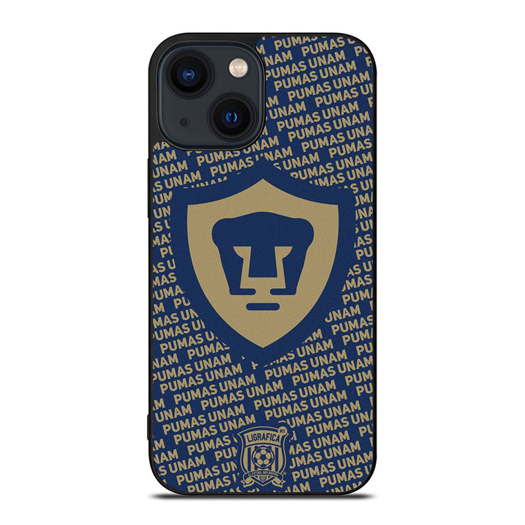 PUMAS UNAM FOOTBAL PATTERN iPhone 14 Plus Case Cover