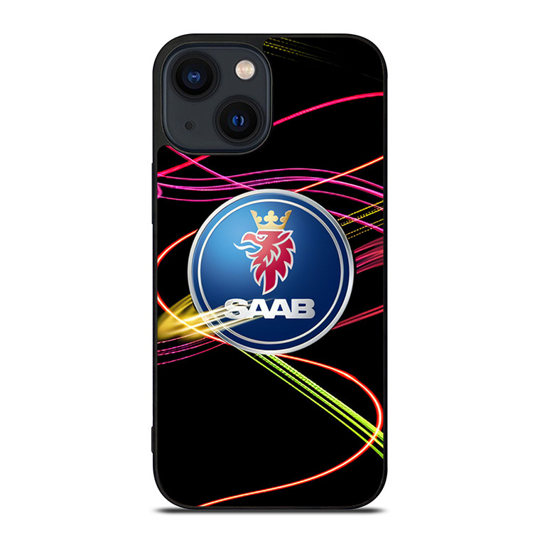 SAAB AB AEROSPACE EMBLEM iPhone 14 Plus Case Cover