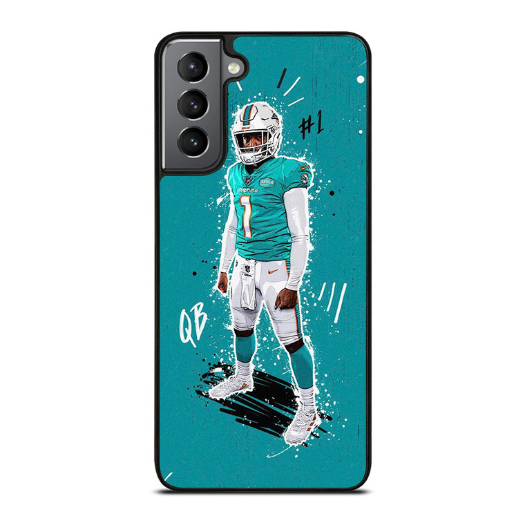 TUA TAGOVAILOA MIAMI DOLPHINS FOOTBALL  Samsung Galaxy S21 Plus Case Cover