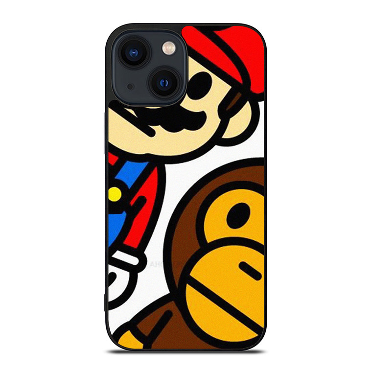 SUPER MARIO BROS BABY MILO BAPE iPhone 14 Plus Case Cover