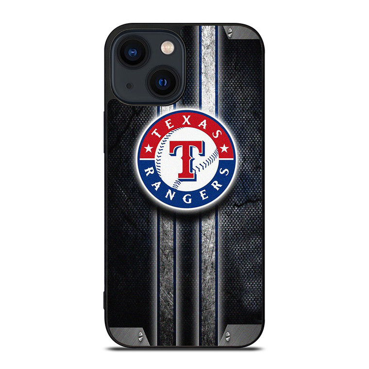 TEZAS RANGERS METAL EMBLEM iPhone 14 Plus Case Cover