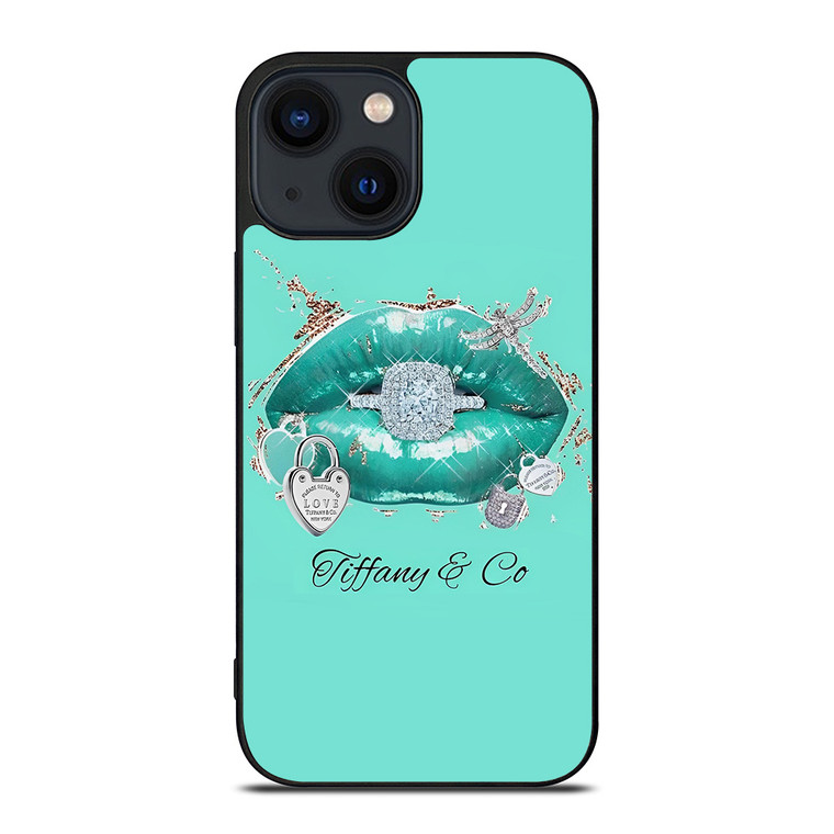 TIFFANY AND CO LIP JEWELERY iPhone 14 Plus Case Cover