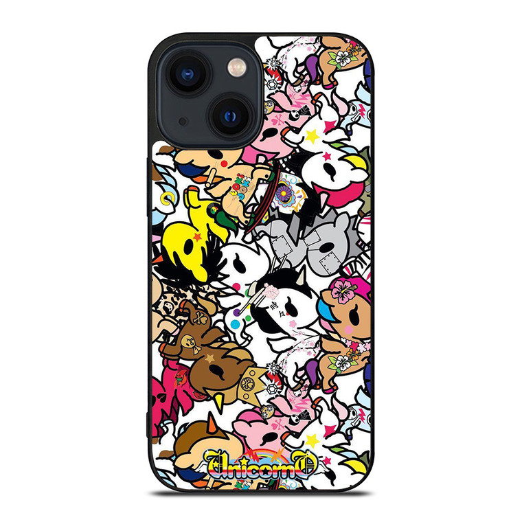 TOKIDOKI UNICORN COLLAGE iPhone 14 Plus Case Cover