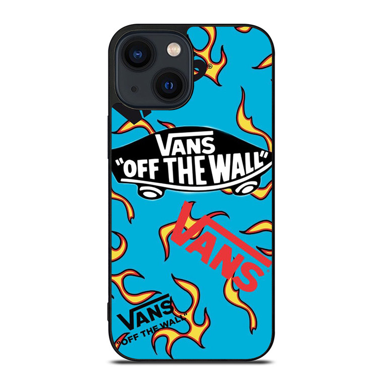 VANS OFF THE WALL FLAME LOGO iPhone 14 Plus Case Cover