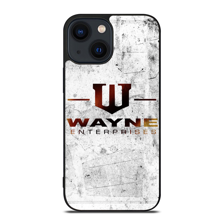 WAYNE ENTERPRISES WHITE LOGO iPhone 14 Plus Case Cover