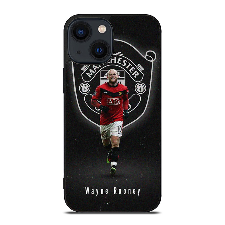 WAYNE ROONEY MANCHESTER UNITED FC iPhone 14 Plus Case Cover