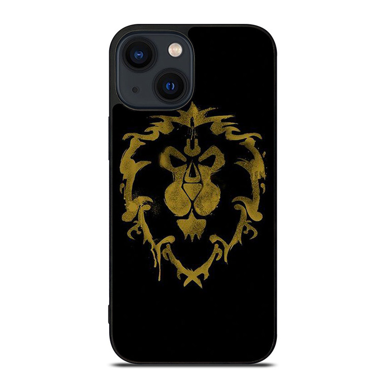 WORLD OF WARCRAFT ALLIANCE BLACK LOGO iPhone 14 Plus Case Cover