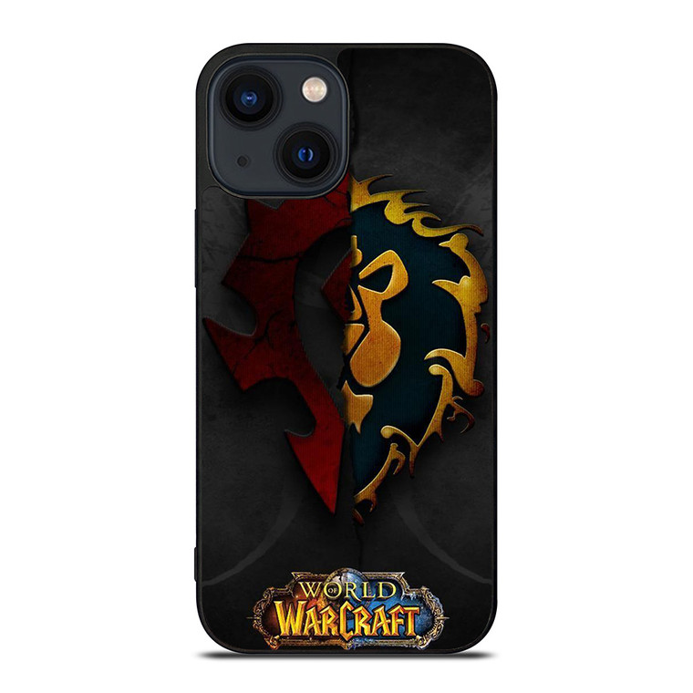 WORLD OF WARCRAFT HORDE ALLIANCE LOGO iPhone 14 Plus Case Cover WORLD OF WARCRAFT HORDE ALLIANCE LOGO iPhone 14 Plus Case Cover
