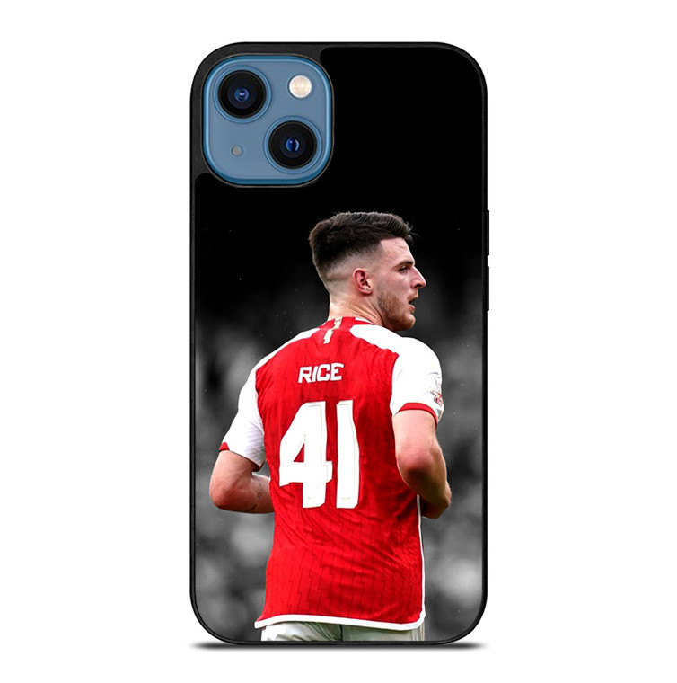 ARSENAL FC DECLAN RICE iPhone 14 Case Cover
