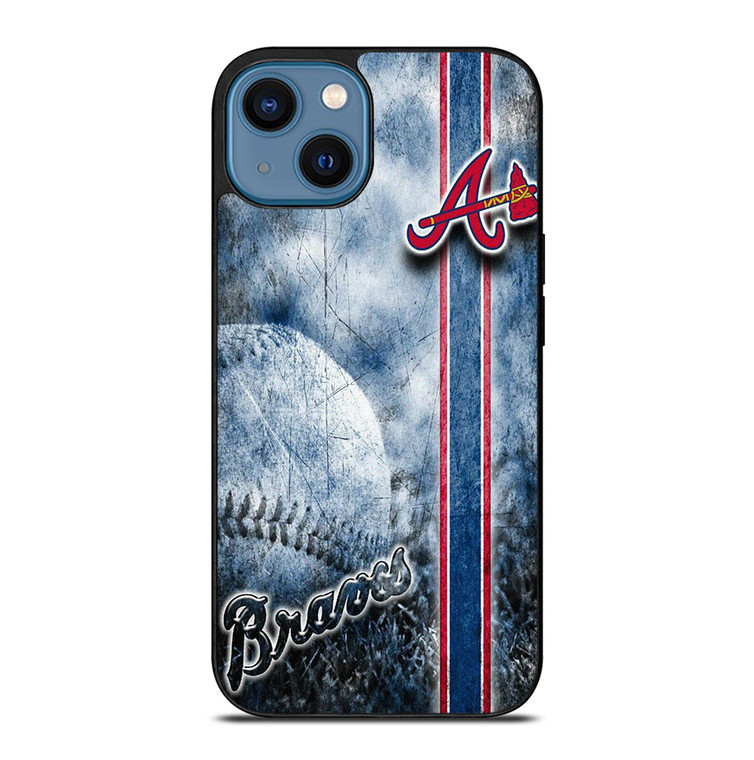 ATLANTA BRAVES BASEBALL RUSTY LOGO iPhone 14 Case Cover