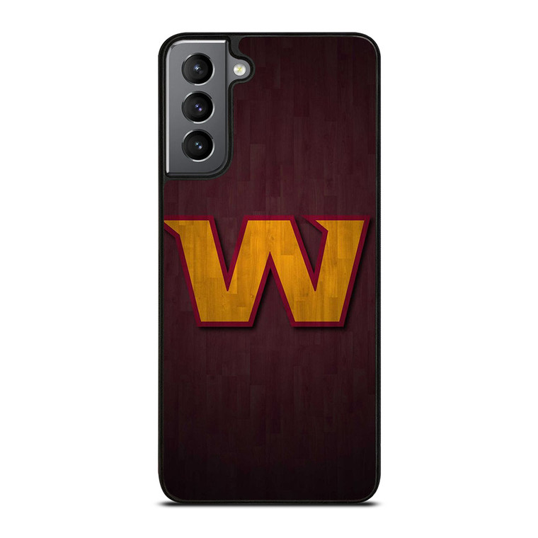 WASHINGTON COMMANDERS WOOD LOGO  Samsung Galaxy S21 Plus Case Cover