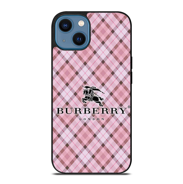 BURBERRY LONDON PINK iPhone 14 Case Cover